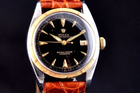 crhono 24 rolex anni 1950 circa oro cassa oro|rolex vintage usati.